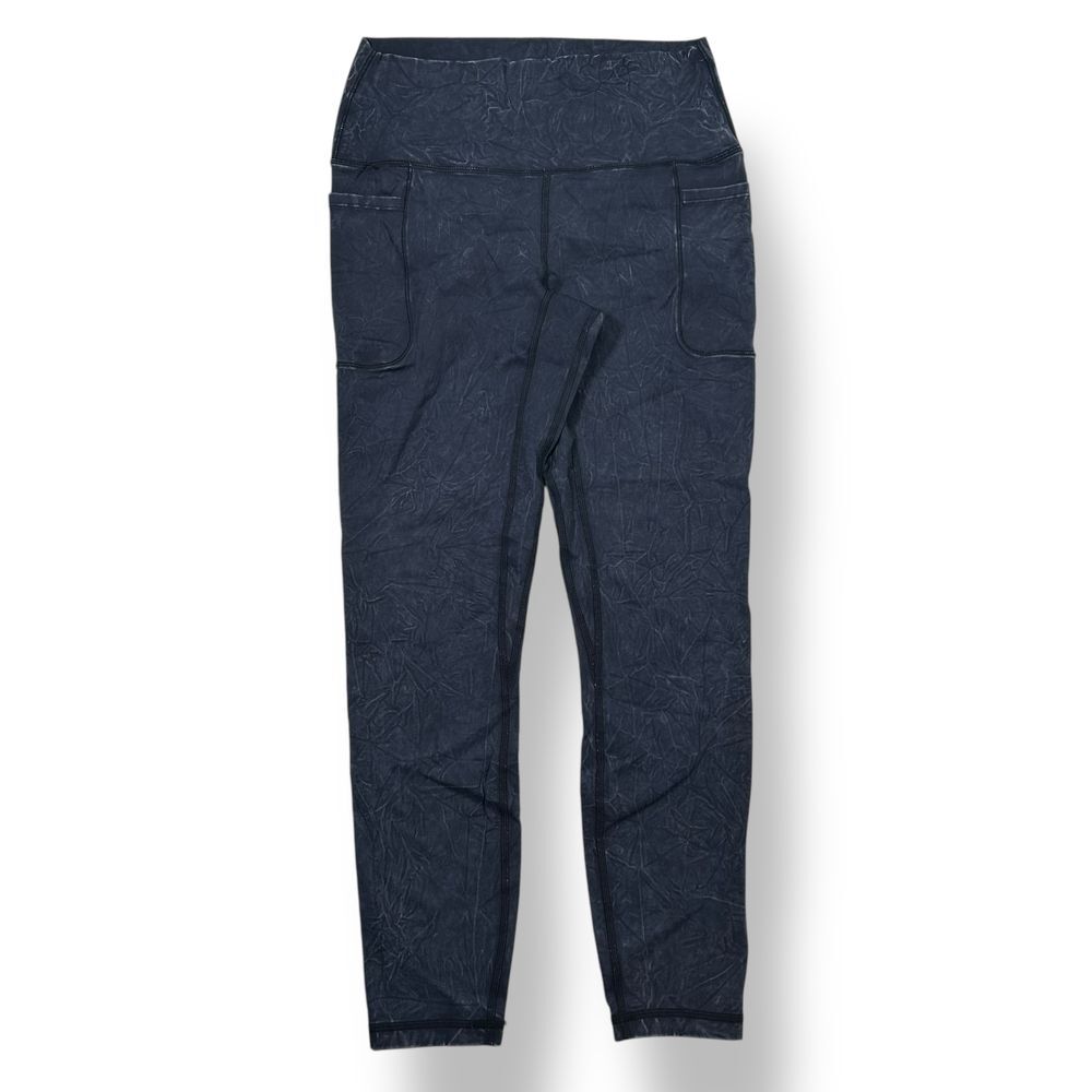 Joy Lab Leggings with Side Pockets Navy Blue Workout Pants Womens Medium